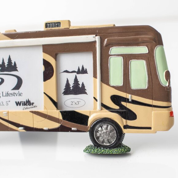 NEW Wilcor Collectible 3 Photo Picture Frame RV‎ Travel Trailer Camper 13" x 6" - Picture 3 of 4